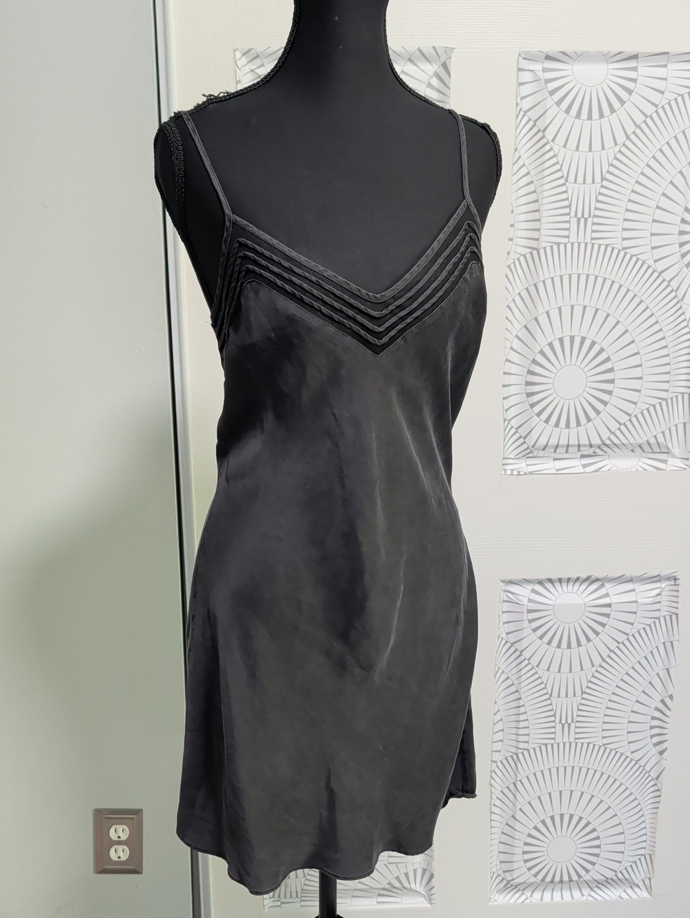 Black Silk Nightie